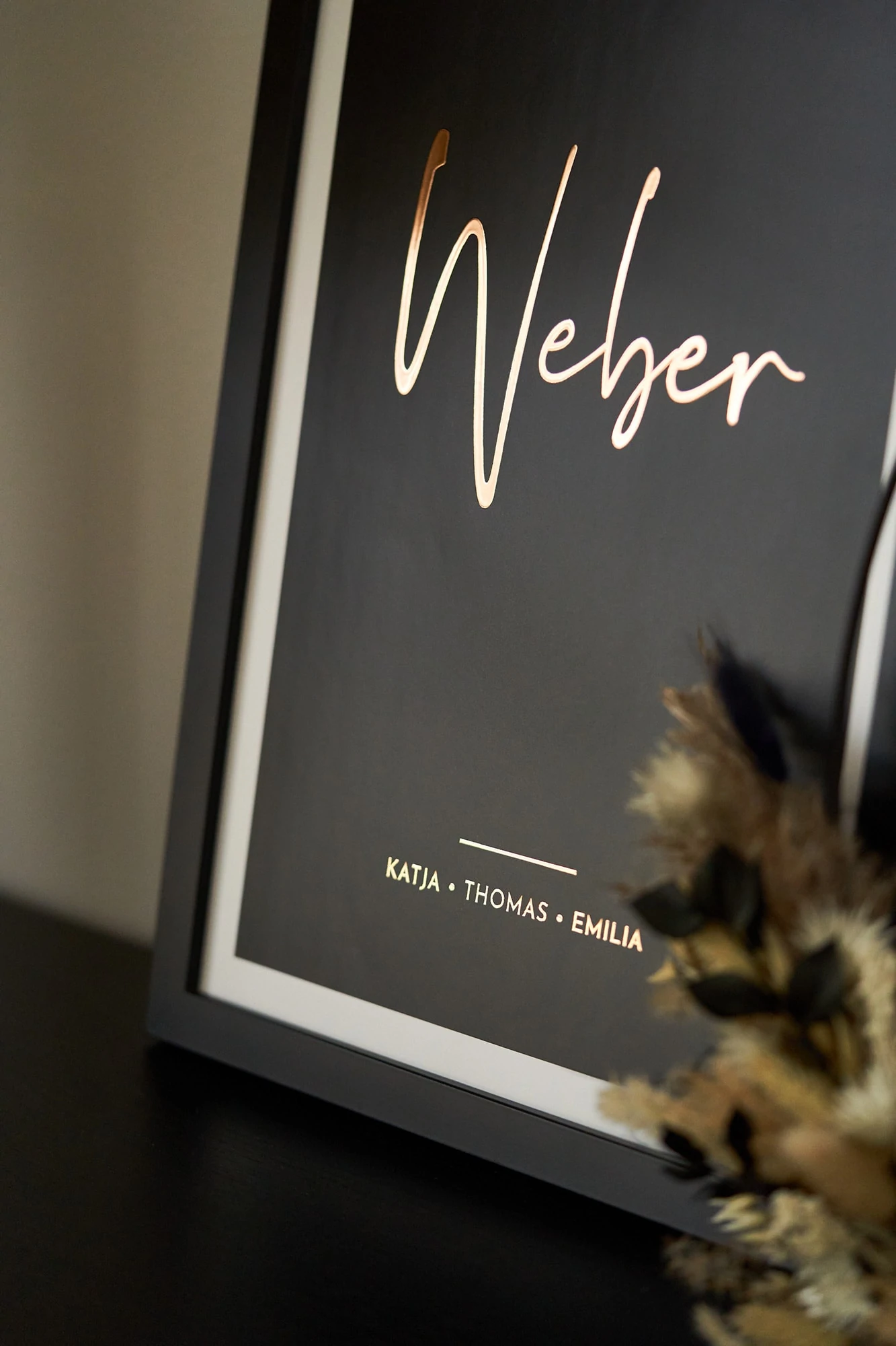 kiddo_familyposter_schwarz-roségold_personalisiert2