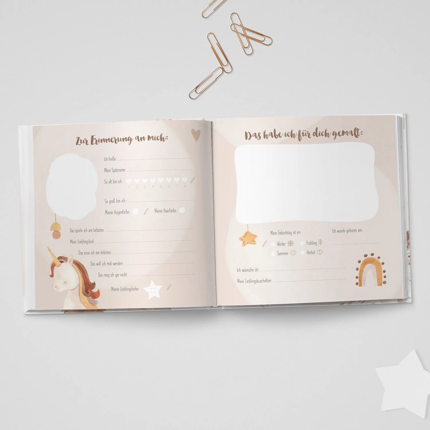 freundebuch-boho-einhornseiten