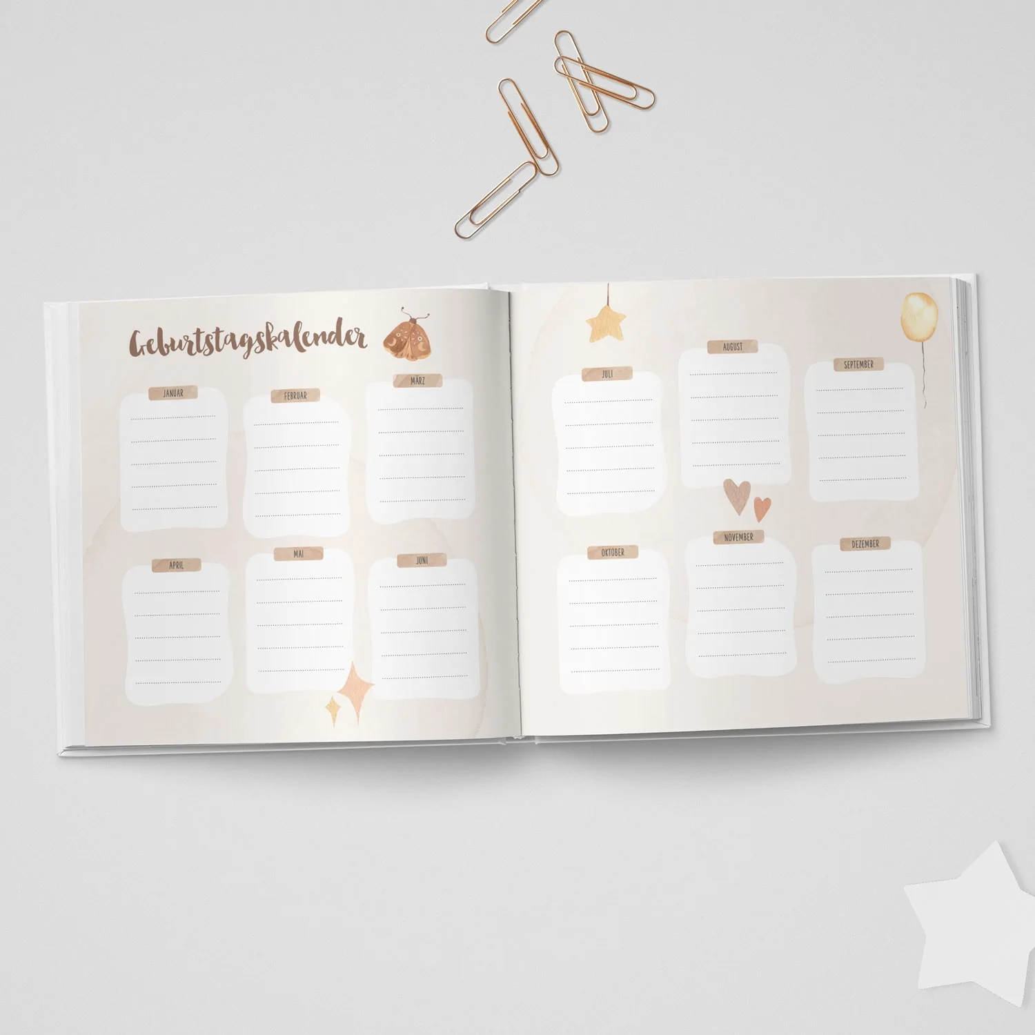 freundebuch-boho-geburtstagsseiten